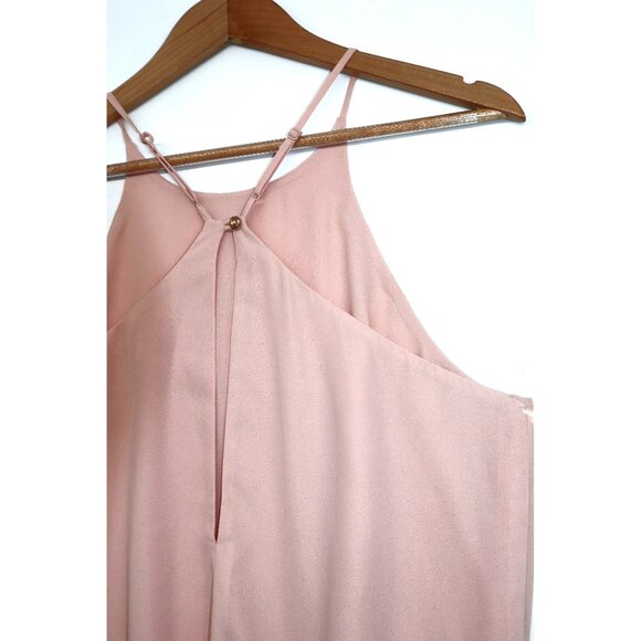 WAYF Womens Pink Sleeveless Halter Bodysuit Size M Adjustable Straps Coquette - Picture 6 of 8